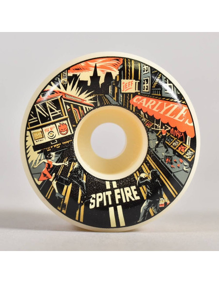 Spitfire Wheels Carlyle Formula Four 97D Conical Full Skateboard Wheels 58mm