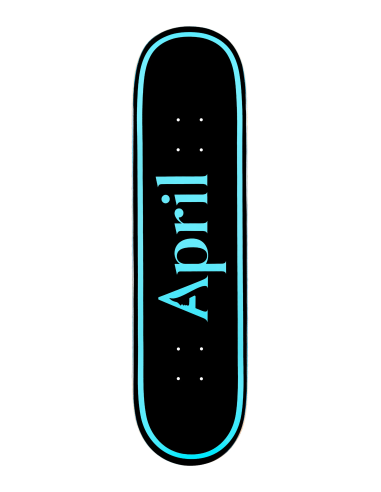 April Skateboards OG Logo Blue Black