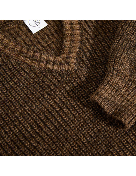Polar Skate co Eve Sweater Brown Marl