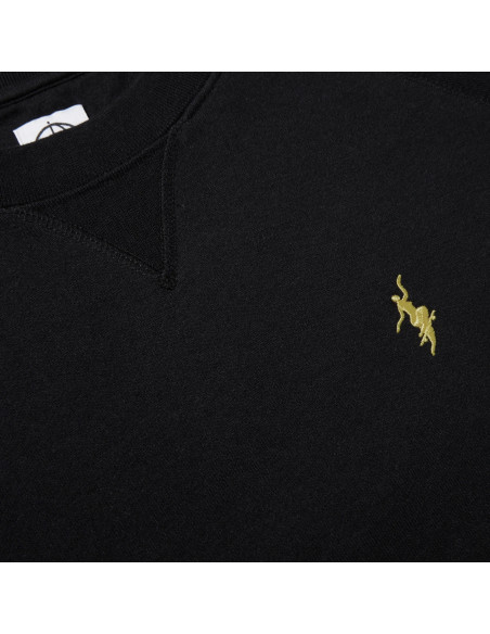 Polar Skate co No Comply Default crewneck Black