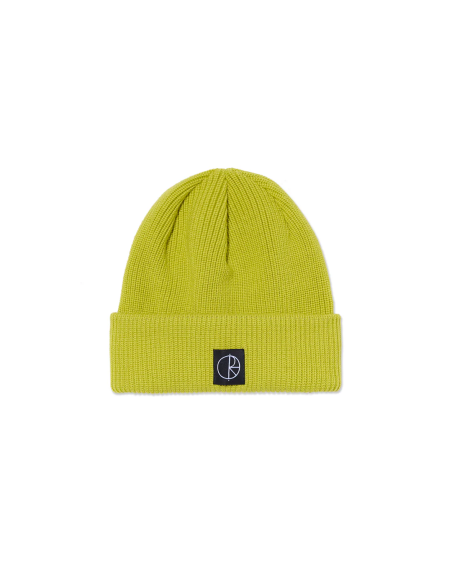 Double Fold Merino Beanie - Moss Green