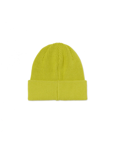 Double Fold Merino Beanie - Moss Green