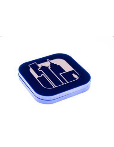 Icon Coasters 4 Pack (Blue)