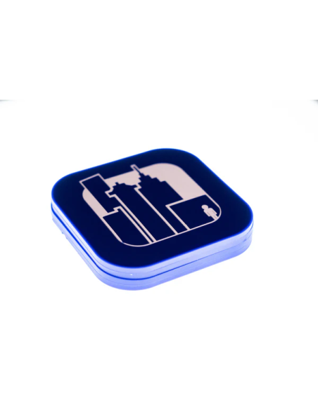 Icon Coasters 4 Pack (Blue)