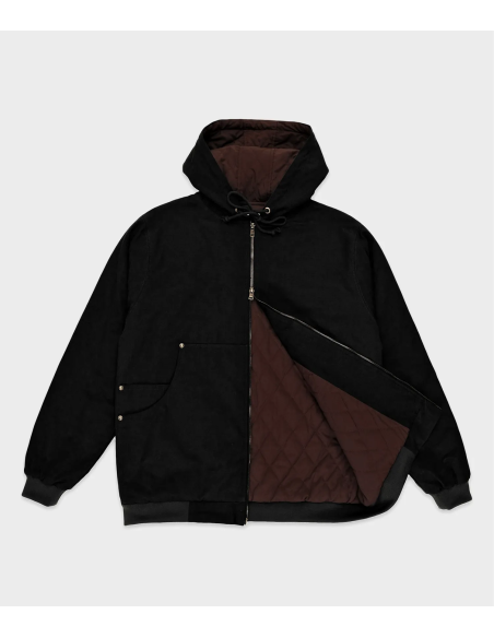 Diggers Club Ripstop Zip Hood - Black