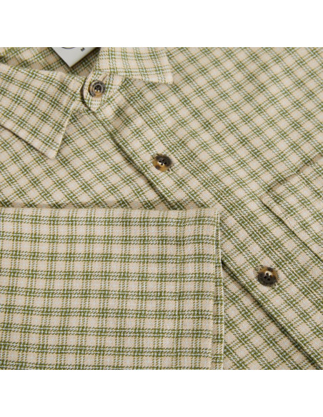 Mitchell Shirt - Beige/Green