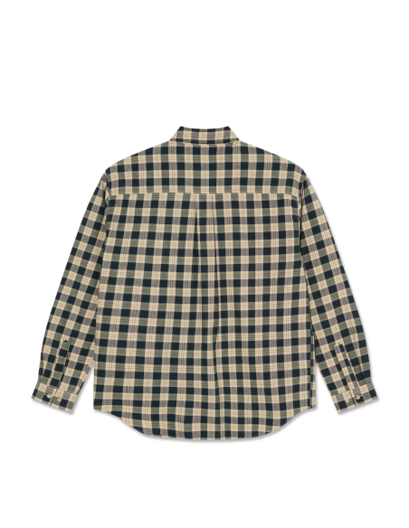 Mitchell LS Shirt -Teal/Butter