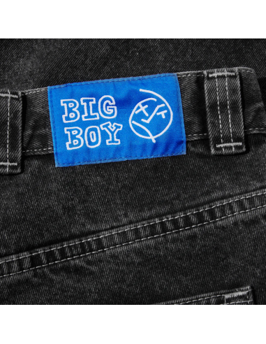 Big Boy Pants - Silver Black