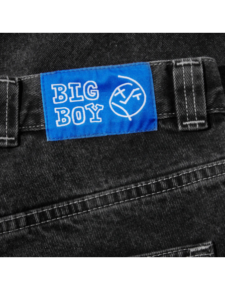 Big Boy Pants - Silver Black