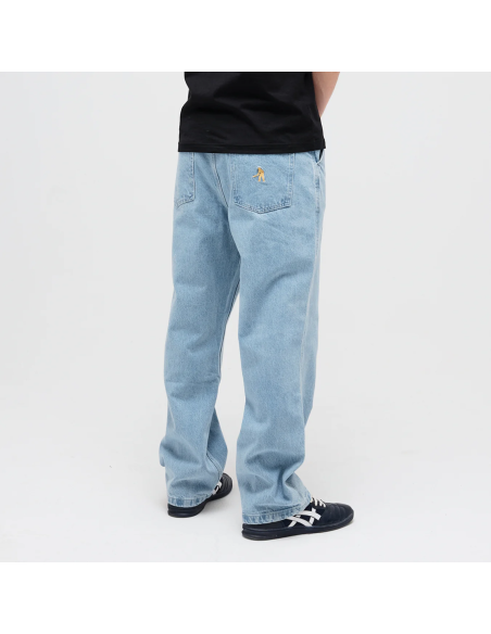 Passport Workers Club Classic Jean - Washed Light Indigo