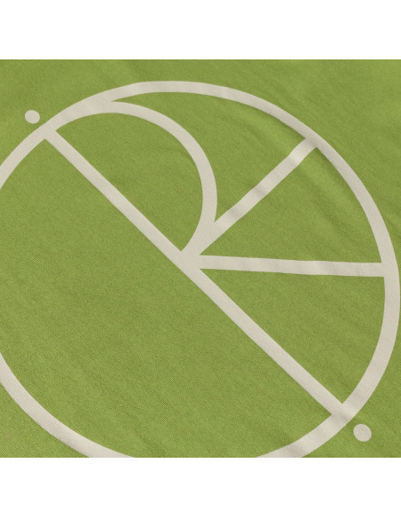 Contrast Tee I Stroke Logo - Peridot