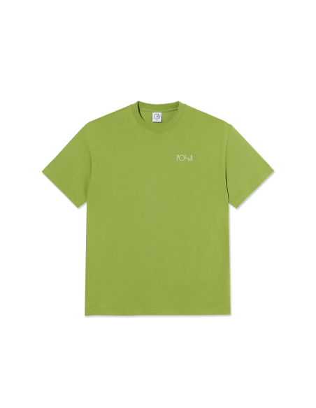 Contrast Tee I Stroke Logo - Peridot