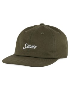 Small Script - 6 Panel - Olive