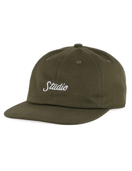 Small Script - 6 Panel - Olive