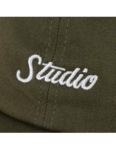 Small Script - 6 Panel - Olive 2