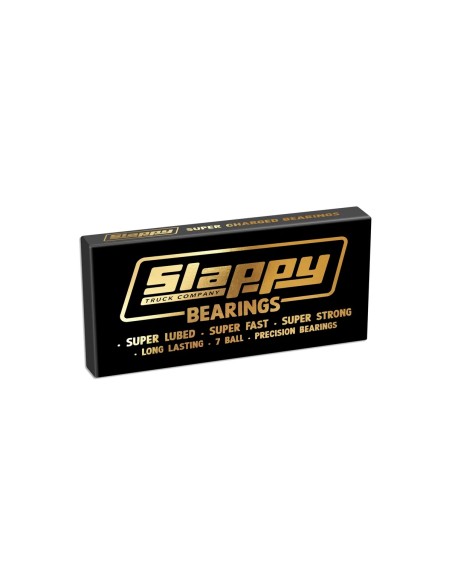 Slappy Trucks Bearings Super Lube Precision Black