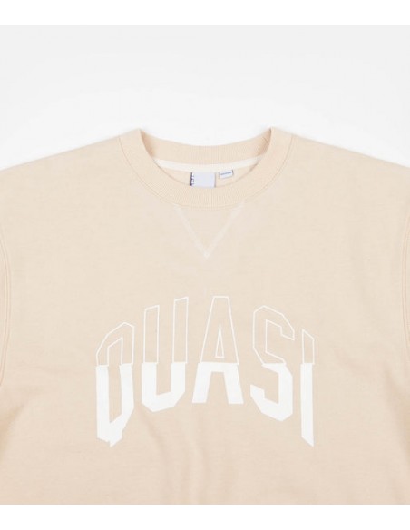 Quasi Skateboards Arc Crewneck Oatmeal