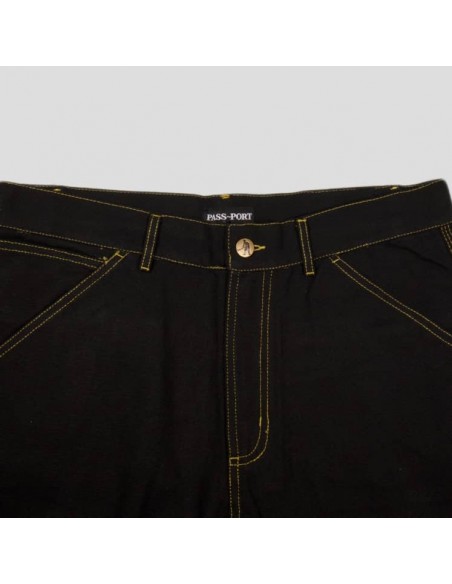 Passport Skateboards Digger Club Pants Black
