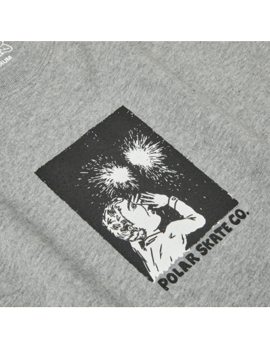 Polar Skate co Fireworks Tee Heather...