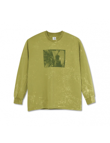 Polar Skate co Leaves And Window L/S Pea Green