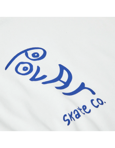 Polar Skate co Face Tee White