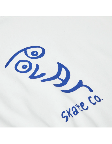 Polar Skate co Face Tee White